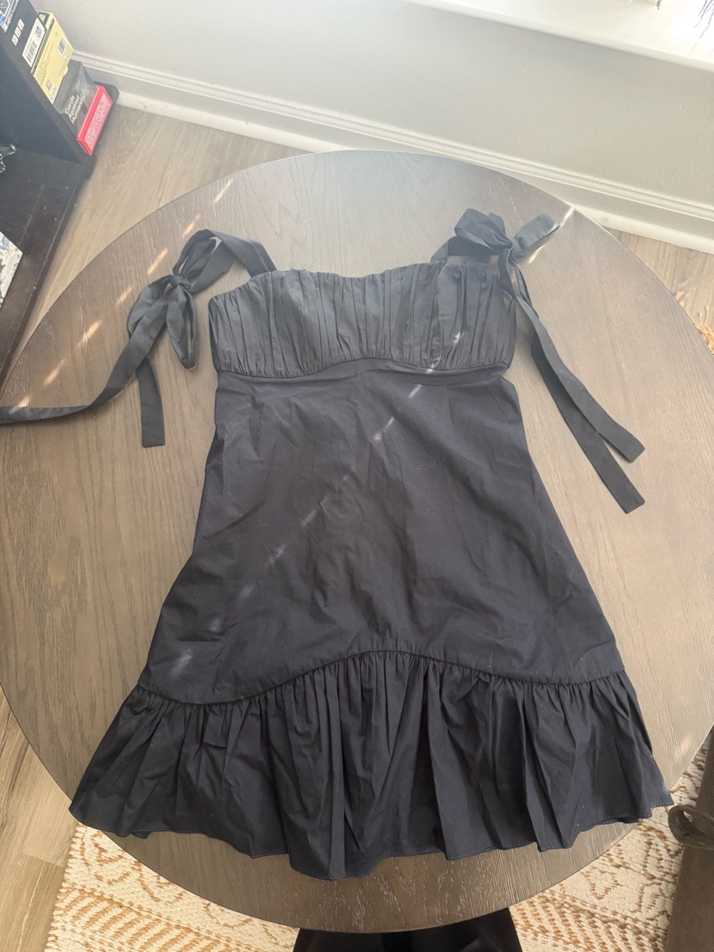 Kika Vargas Black Dress with Zipper Back